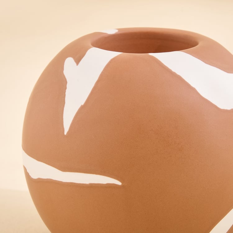 Monalisa Gifts Brush Strokes Ceramic T-Light Holder