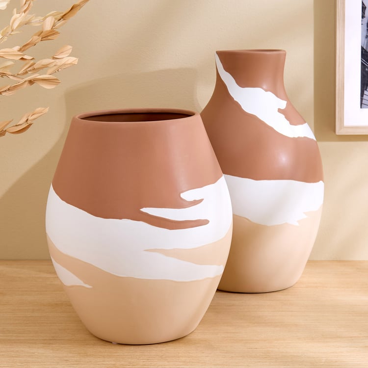 Monalisa Gifts Ceramic Printed Vase - Medium