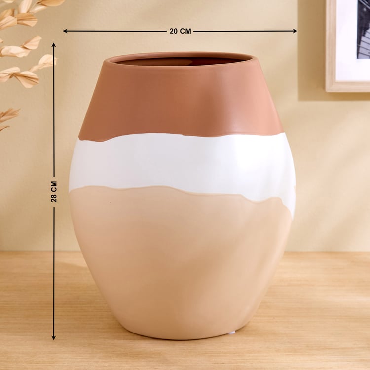 Monalisa Gifts Ceramic Printed Vase - Medium