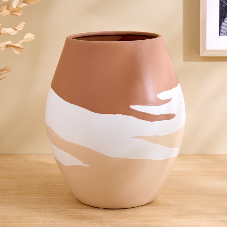 Monalisa Gifts Ceramic Printed Vase - Medium