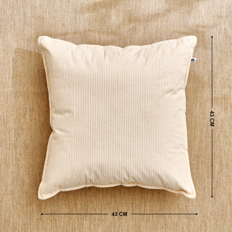 Glimmer Mero Corduroy Filled Cushion - 43x43cm