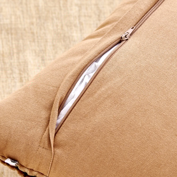 Glimmer Mero Velvet Patterned Filled Cushion - 43x43cm