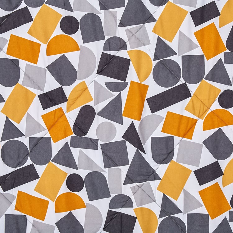 Snug Bucolic 3Pcs Geometric Print Single Comforter Set