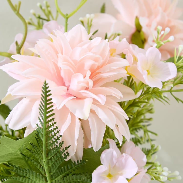 Lets Garden Hedge Artificial Liliy Flowers in Ceramic Pot