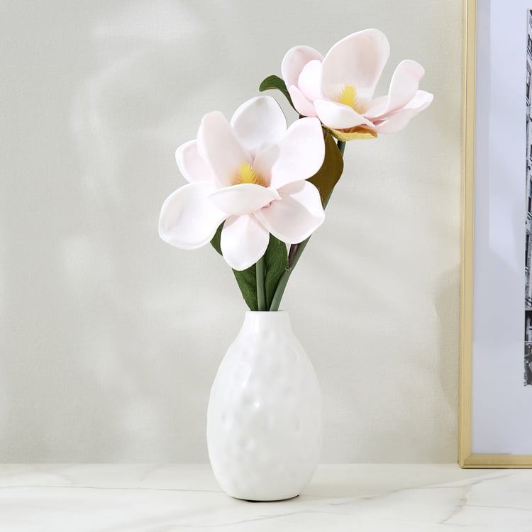Lets Garden Hedge Artificial Orchid Flowers in Ceramic Vase