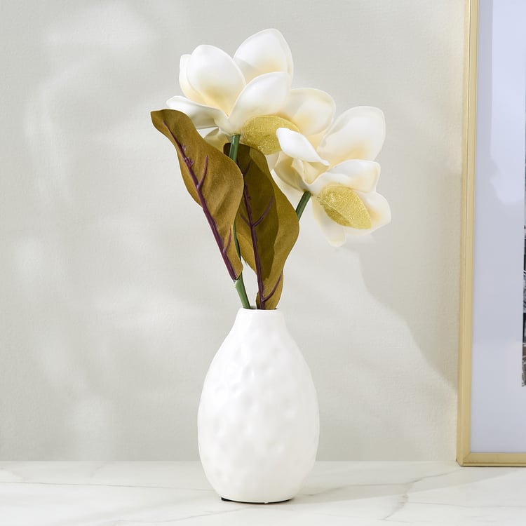 Lets Garden Hedge Artificial Orchid Flowers in Ceramic Vase