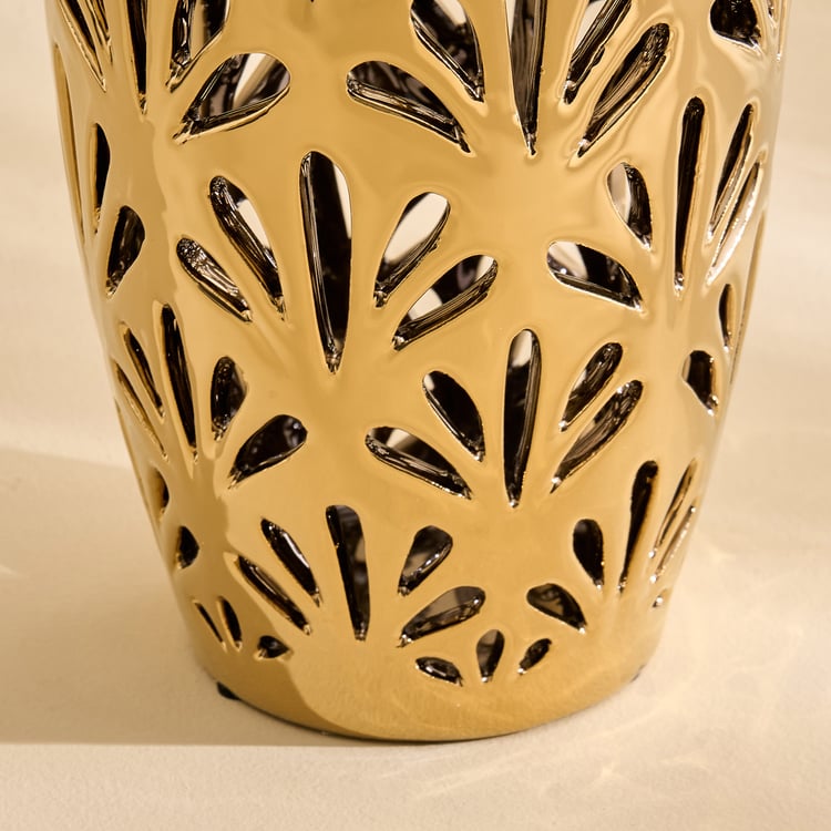Stellar Celestial Melo Ceramic Perforated Vase