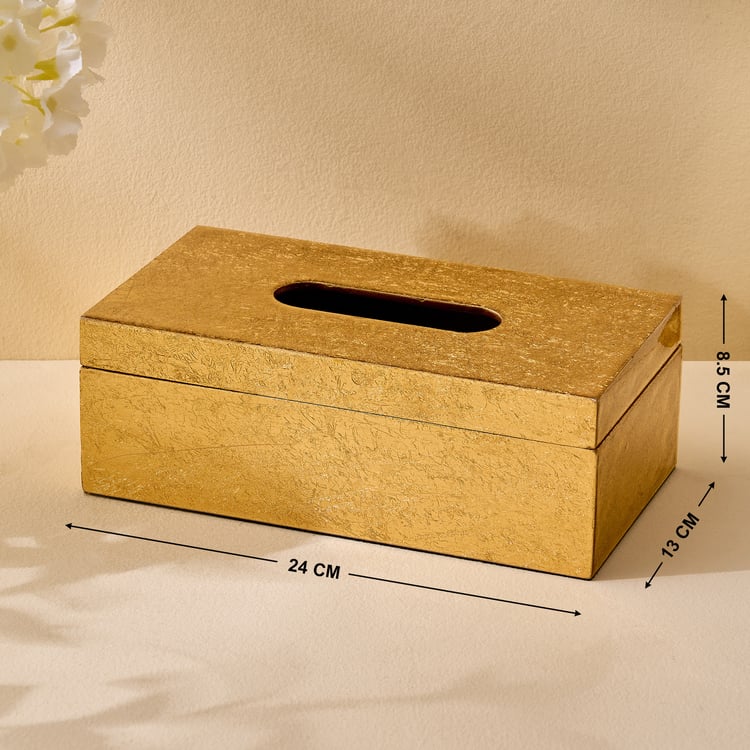 Stellar Celestial Enzo Wooden Tissue Box - 24x13x8.5cm