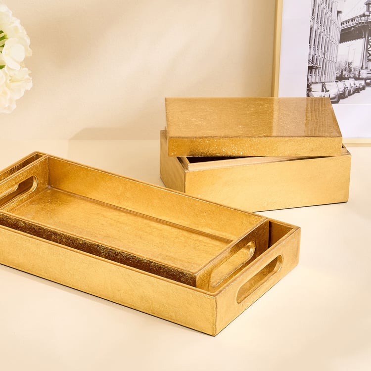 Stellar Celestial Enzo Wooden Decorative Tray