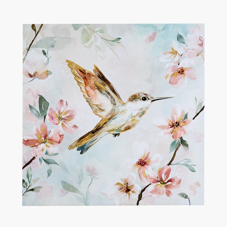 Brezza Set of 2 Canvas Birds Picture Frames - 50x50cm