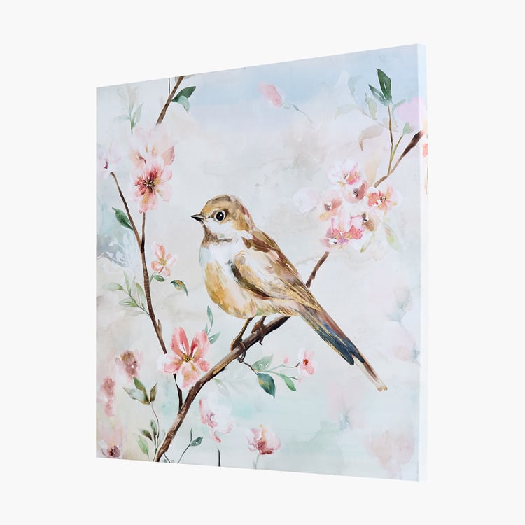 Brezza Set of 2 Canvas Birds Picture Frames - 50x50cm
