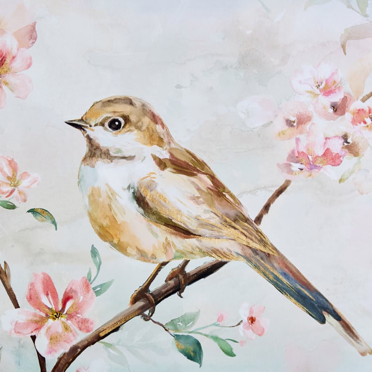 Brezza Set of 2 Canvas Birds Picture Frames - 50x50cm