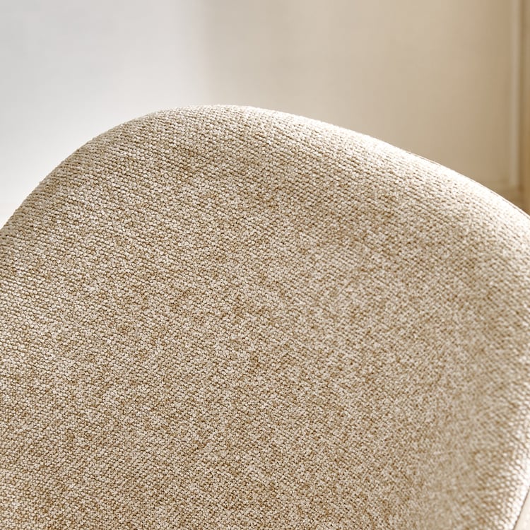 Clair De Lune Set of 2 Fabric Dining Chairs - Beige