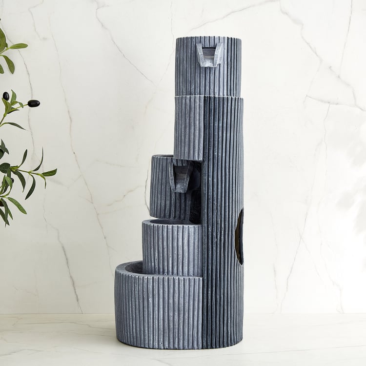 Alpine Modern Polyresin Step Water Fountain - 25x60cm