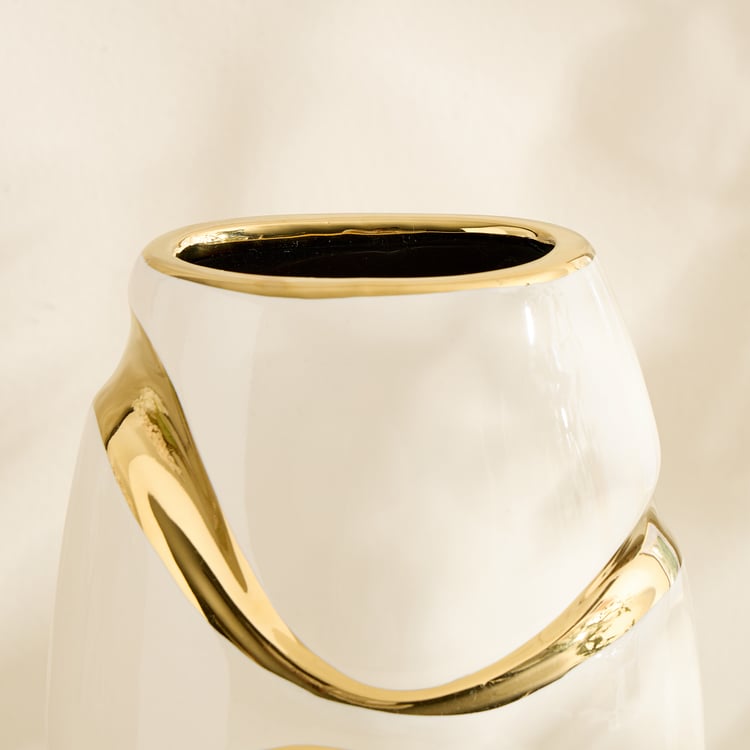 Alchemy Gifts Fluid Ceramic Vase - Medium