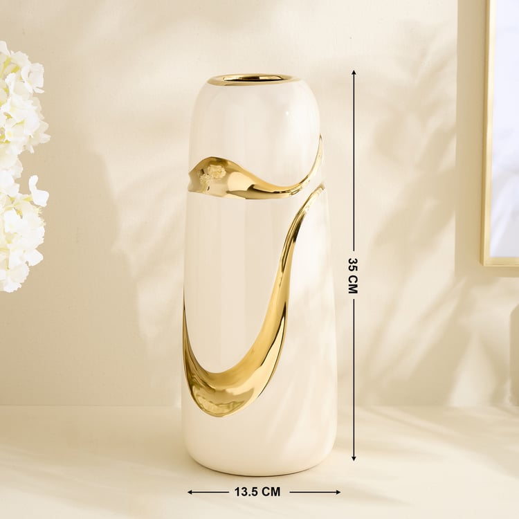 Alchemy Gifts Fluid Ceramic Vase - Large