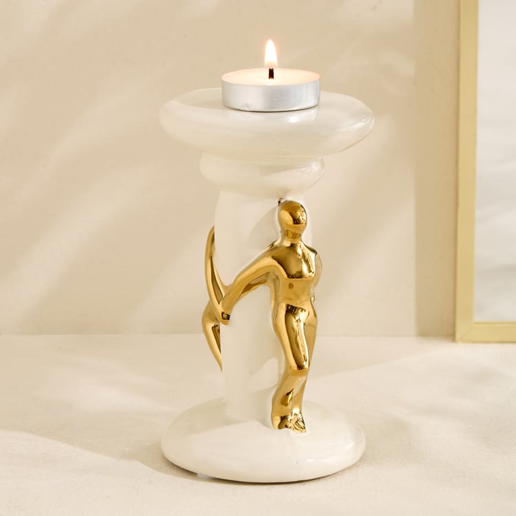 Brighton Amias Ceramic Couple T-Light Holder