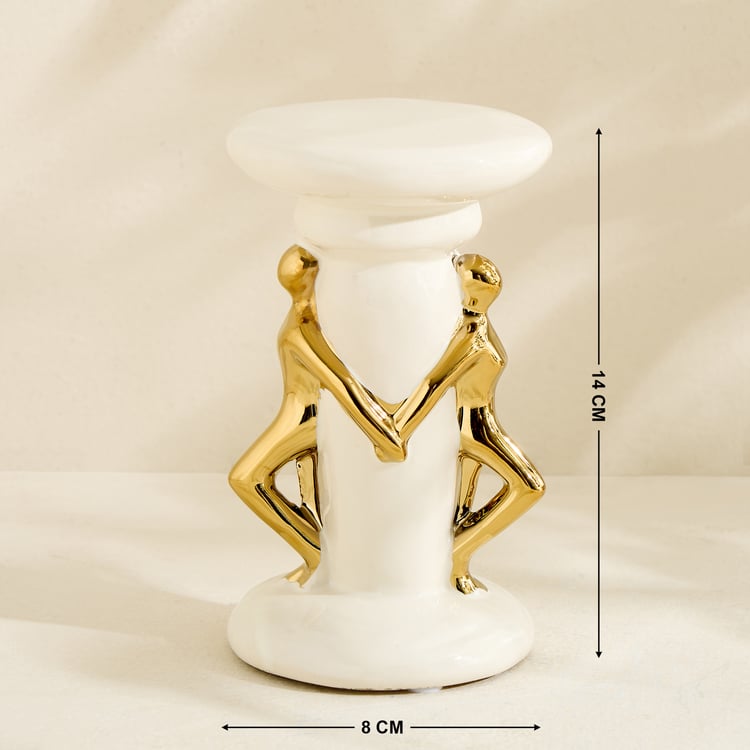 Brighton Amias Ceramic Couple T-Light Holder
