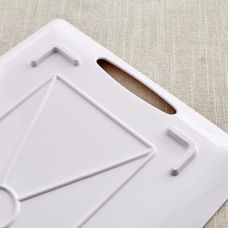 Nesto Pormela Melamine Printed Serving Tray - 41x27cm