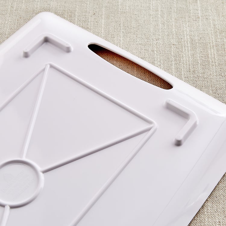 Nesto Pormela Melamine Floral Print Serving Tray - 36x25.5cm