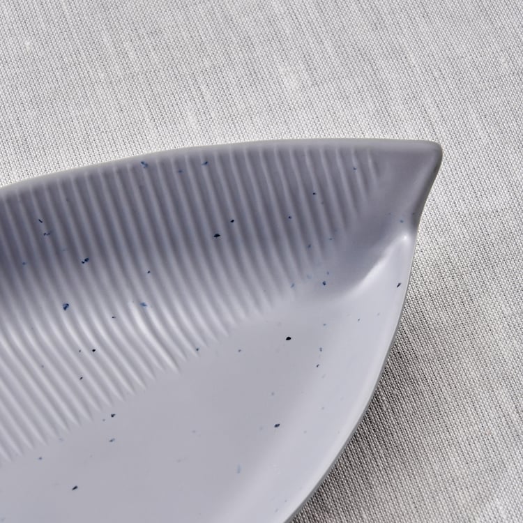 Corsica Silvano Melamine Leaf Serving Platter - 28x12cm