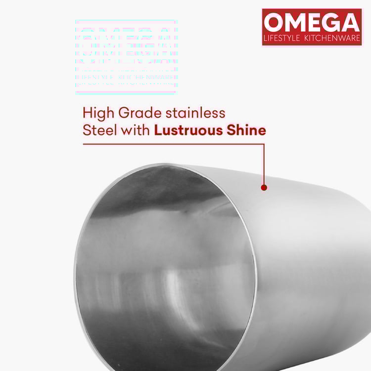 OMEGA Set of 4 Stainless Steel Tumbler - 300ml