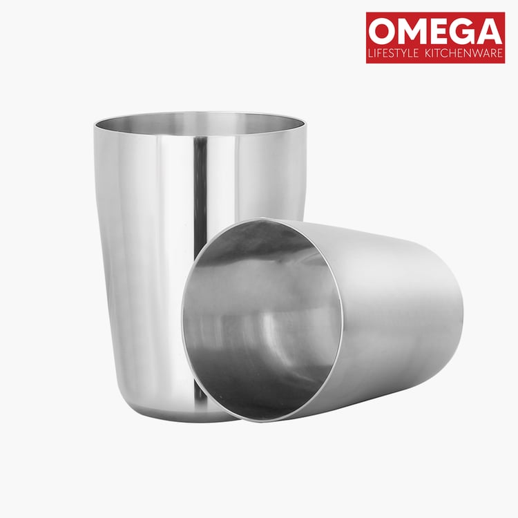 OMEGA Set of 4 Stainless Steel Tumbler - 300ml