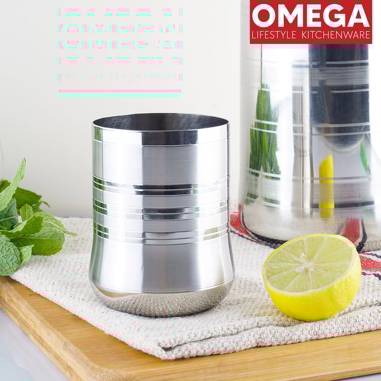 OMEGA Set of 6 Stainless Steel Tumbler - 300ml