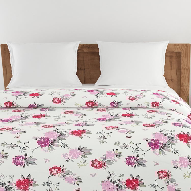 SWAYAM Ananda Cotton Floral Print Double Comforter