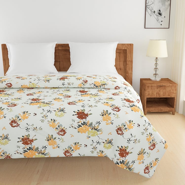 SWAYAM Ananda Cotton Floral Print Double Comforter
