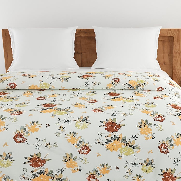 SWAYAM Ananda Cotton Floral Print Double Comforter