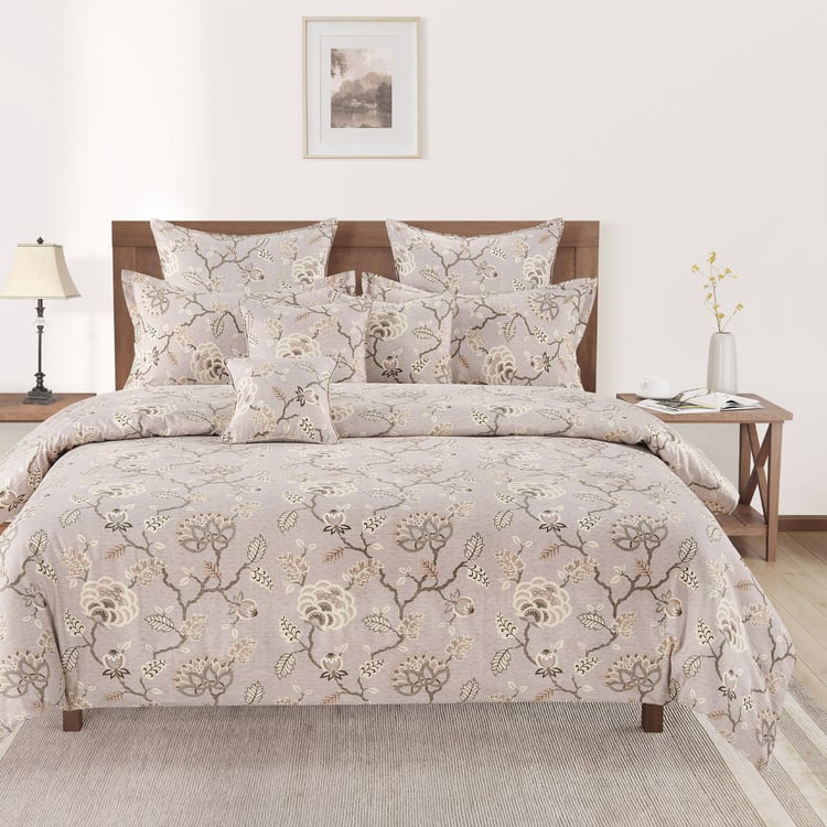 SWAYAM Ananda Cotton Floral Print Double Comforter