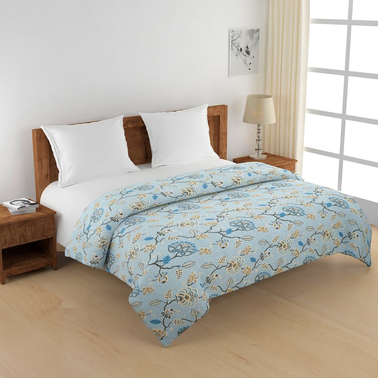 SWAYAM Ananda Cotton Floral Print Double Comforter