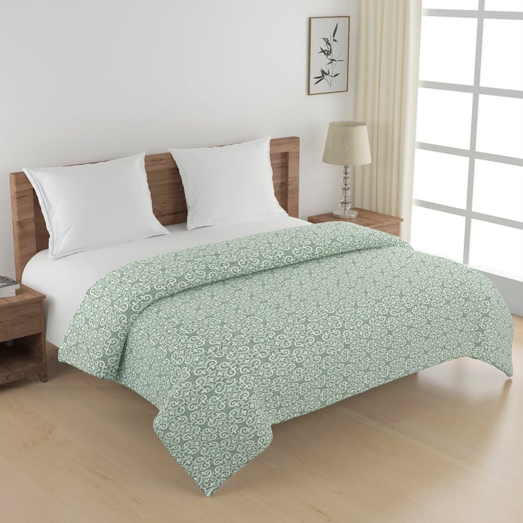 SWAYAM Ananda Cotton Ethnic Print Double Comforter