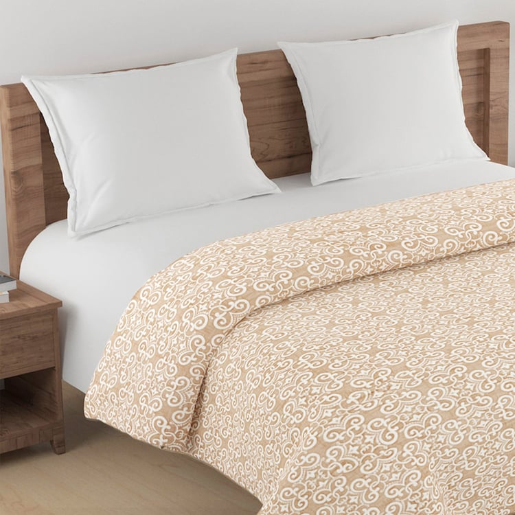 SWAYAM Ananda Cotton Ethnic Print Double Comforter