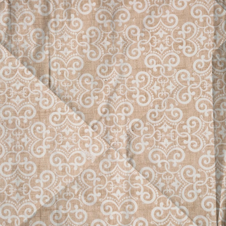 SWAYAM Ananda Cotton Ethnic Print Double Comforter