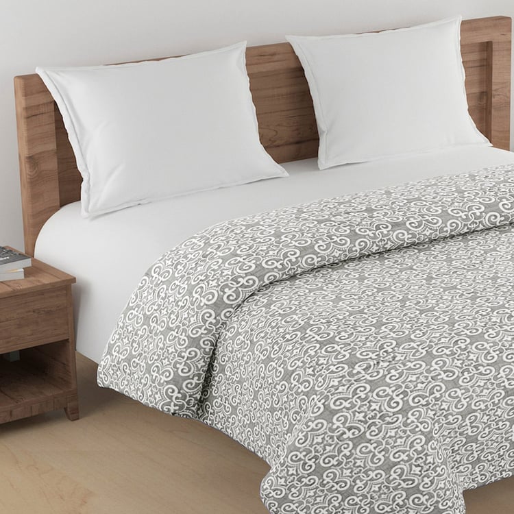 SWAYAM Ananda Cotton Ethnic Print Double Comforter