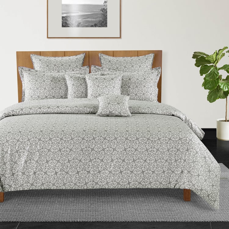 SWAYAM Ananda Cotton Ethnic Print Double Comforter