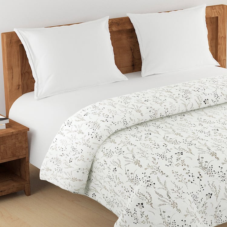 SWAYAM Ananda Cotton Floral Print Double Comforter
