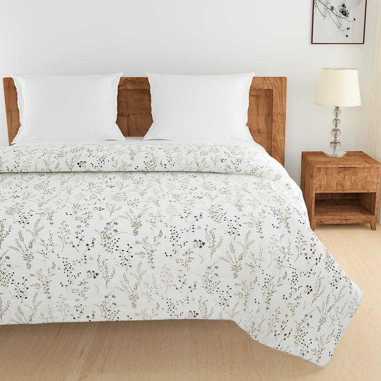 SWAYAM Ananda Cotton Floral Print Double Comforter