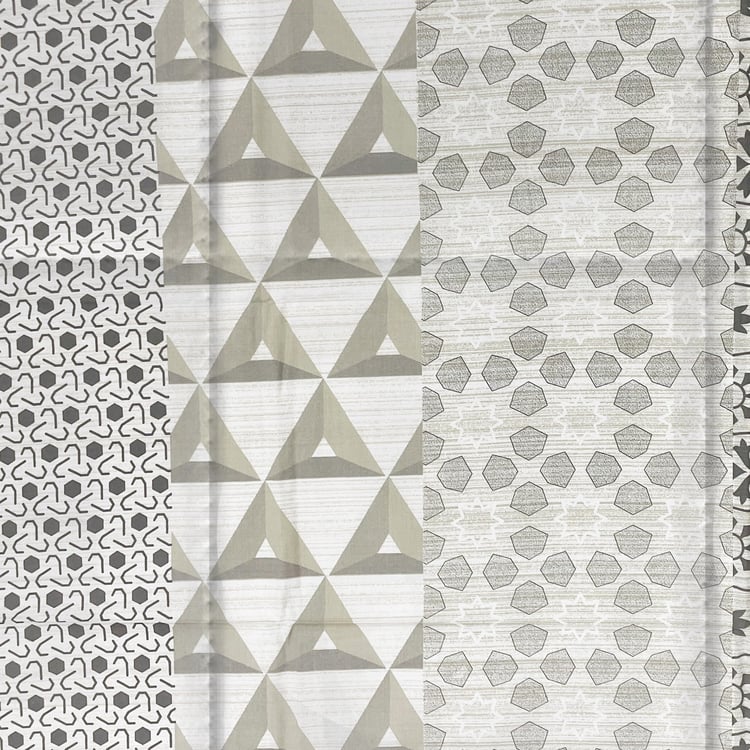 SWAYAM Ananda Cotton Geometric Print Double Comforter