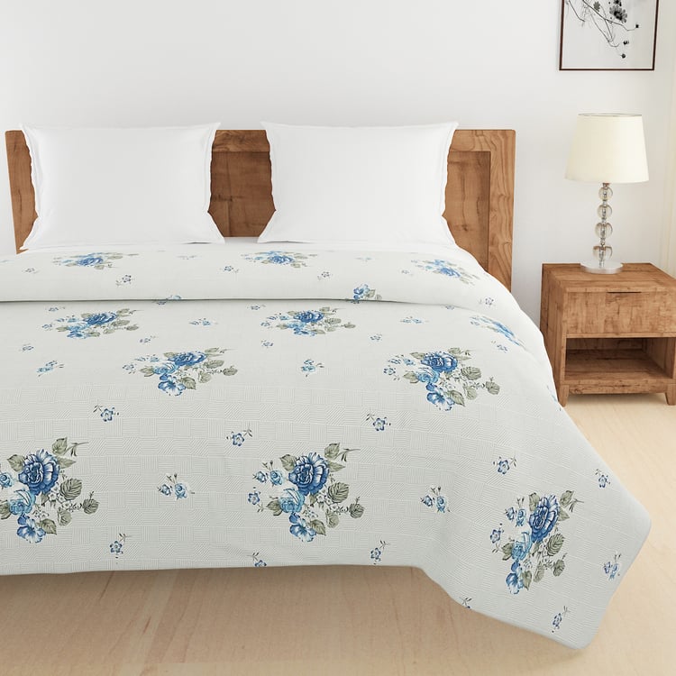 SWAYAM Ananda Cotton Floral Print Double Comforter