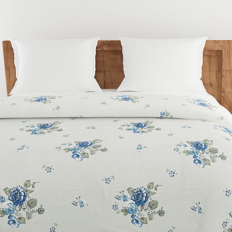 SWAYAM Ananda Cotton Floral Print Double Comforter