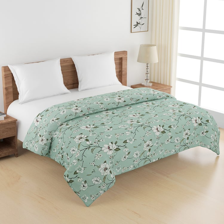 SWAYAM Ananda Cotton Floral Print Double Comforter