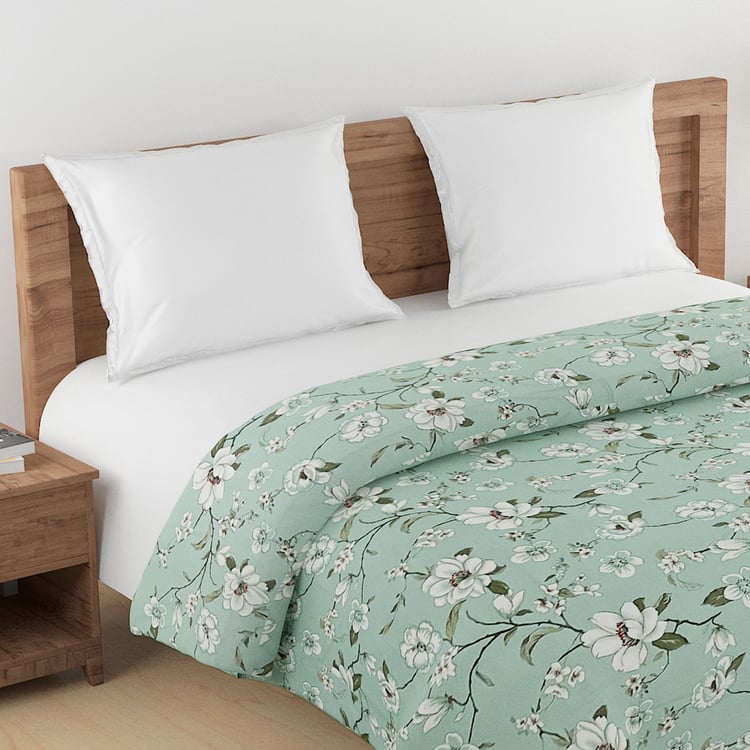 SWAYAM Ananda Cotton Floral Print Double Comforter