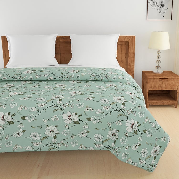 SWAYAM Ananda Cotton Floral Print Double Comforter