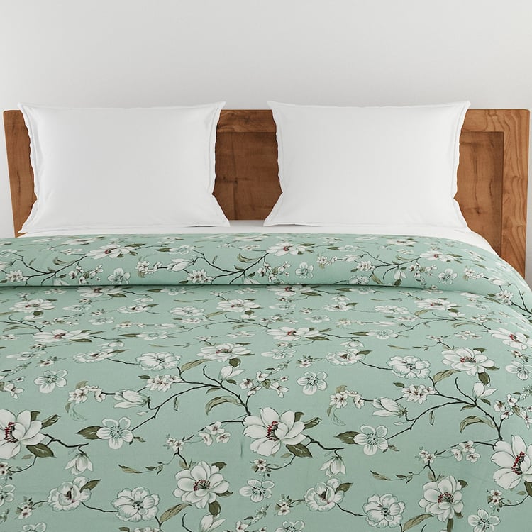 SWAYAM Ananda Cotton Floral Print Double Comforter