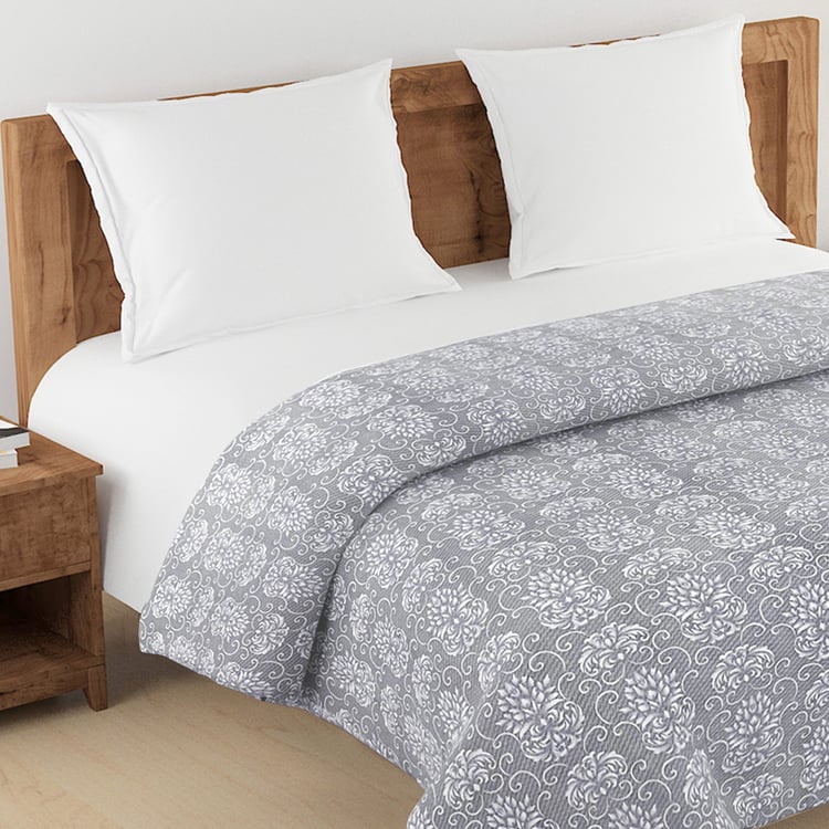 SWAYAM Ananda Cotton Printed Double Comforter
