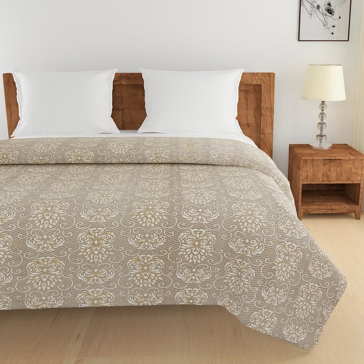 SWAYAM Ananda Cotton Printed Double Comforter