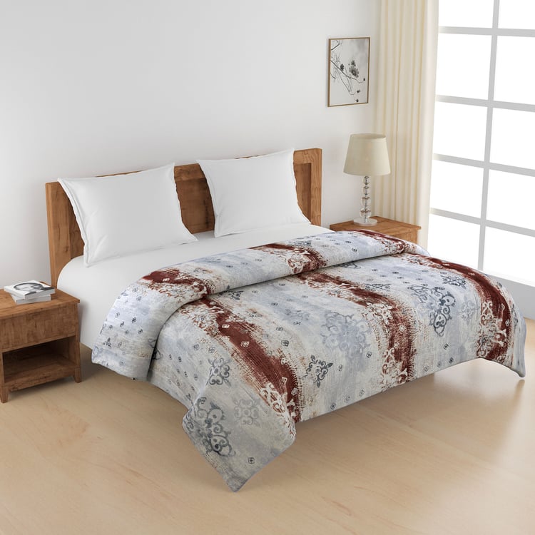SWAYAM Veda Cotton Printed Double Comforter